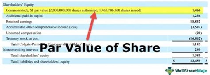 Are stocks sold at par value?