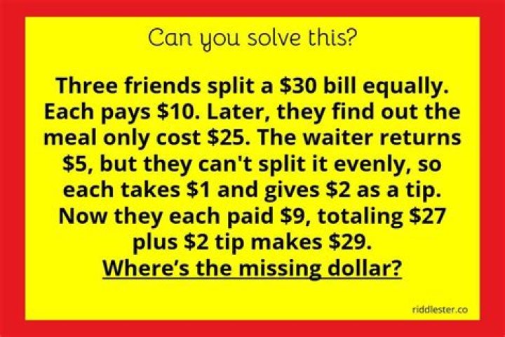 Are there two answers to the missing dollar riddle?