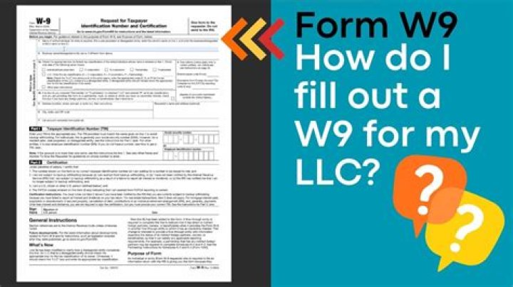 Do you send W9 to LLC?