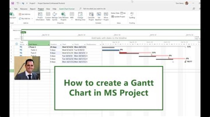 Does Microsoft Project have a Gantt chart?