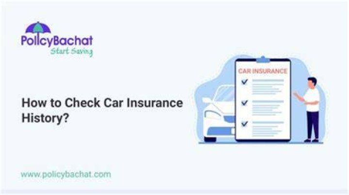 How can I check my car insurance history?