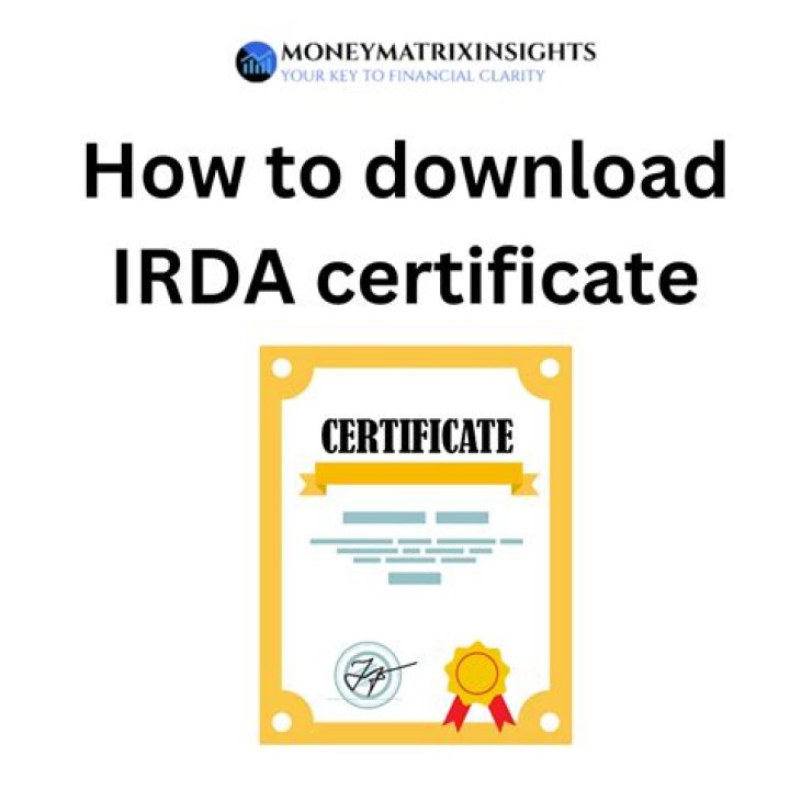 How can I get duplicate IRDA certificate?