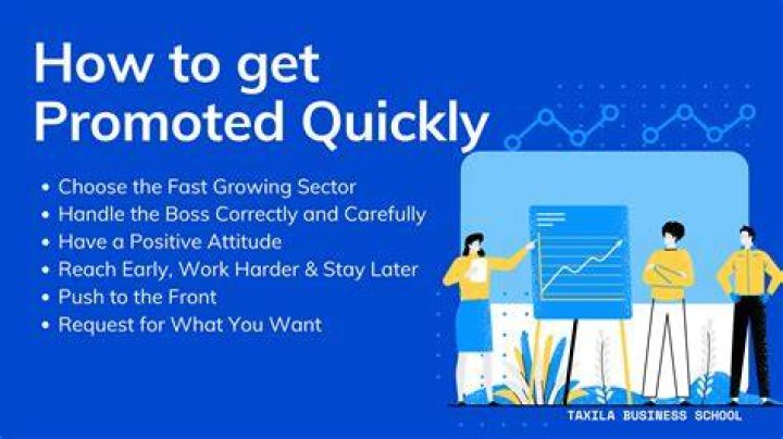 How can I get promoted quickly?