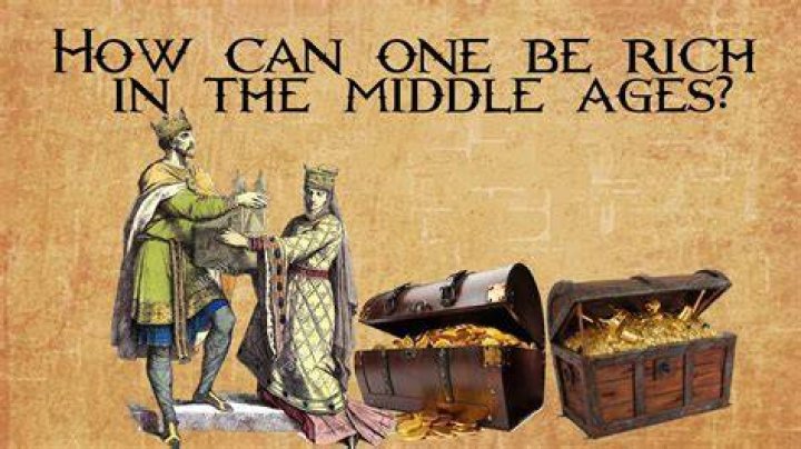 How did people get wealthy in medieval times?
