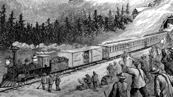 How did people travel before there were trains?