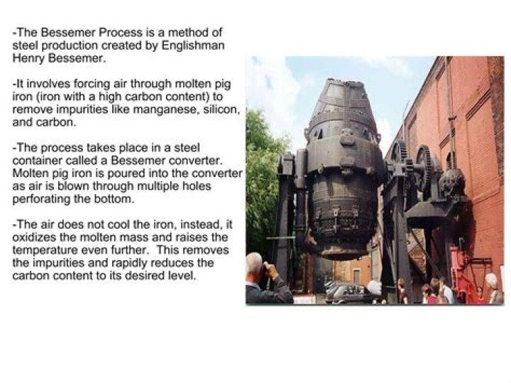 How did the Bessemer process contribute to the industrial revolution?