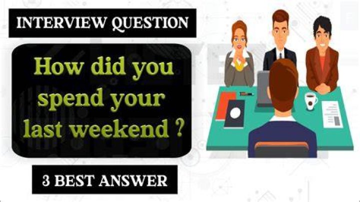 How did you spend your weekend?