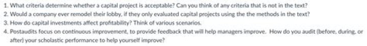 How do capital investments affect profitability?