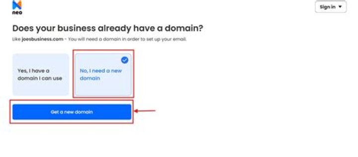 How do I create a Web address for my business?