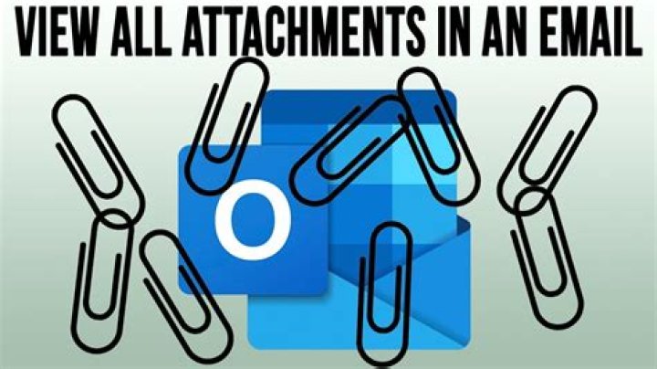 How do I find email attachments?