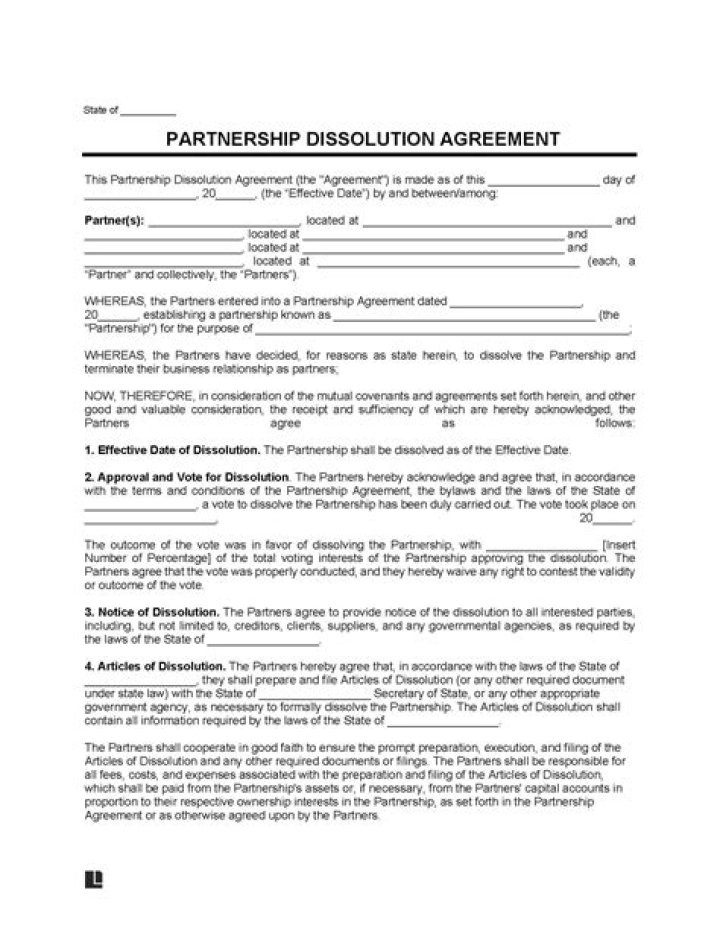 How do I remove myself from a LLC partnership?