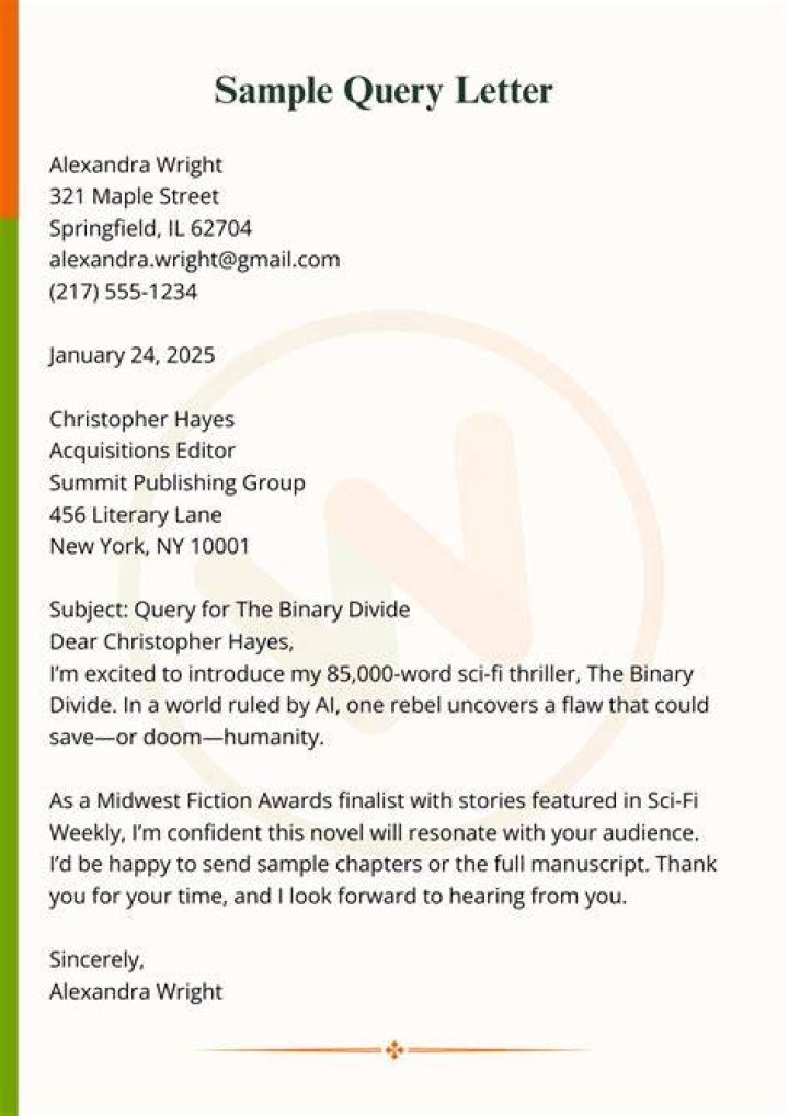 How do I write a staff query letter?