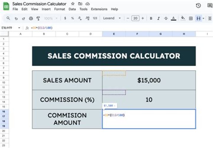 How do you calculate commission rate?
