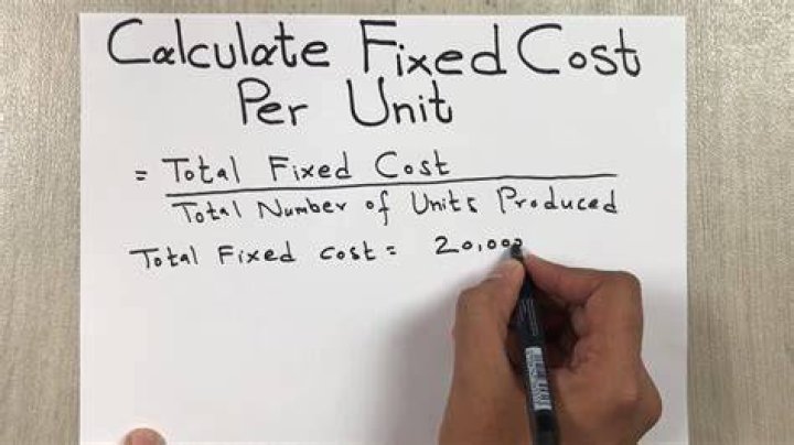 How do you calculate marginal cost and fixed cost?