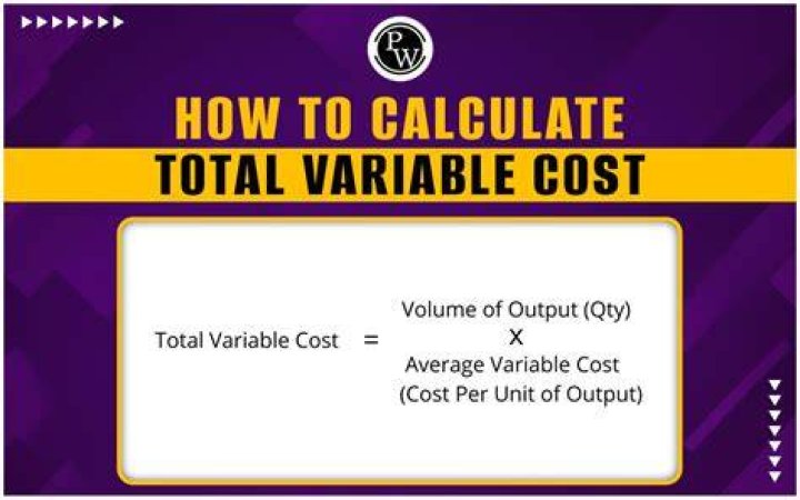 How do you calculate total variable cost?