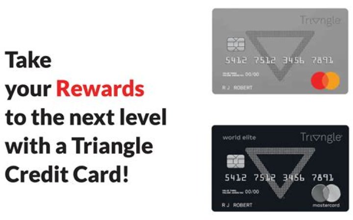 How do you combine Triangle Rewards cards?