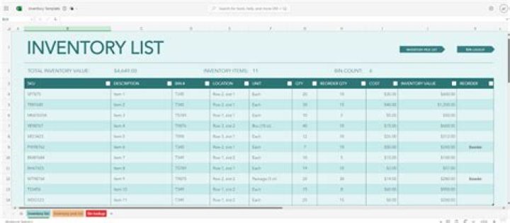 How do you create an inventory?