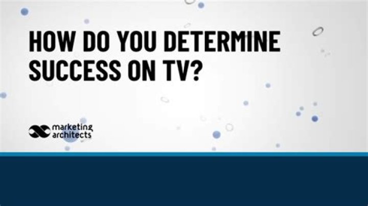 How do you determine success?