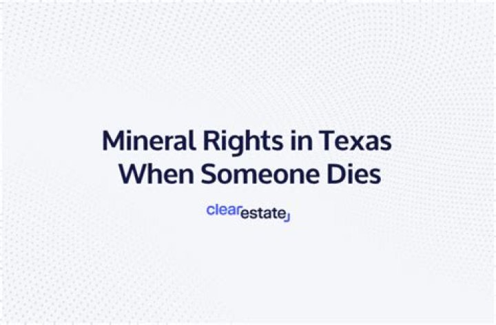How do you find out who owns mineral rights in Texas?