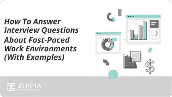 How do you handle a fast-paced environment interview question?