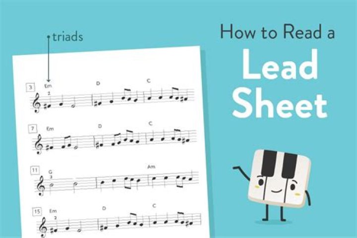 How do you make a lead sheet?