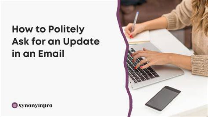 How do you politely use words in an email?