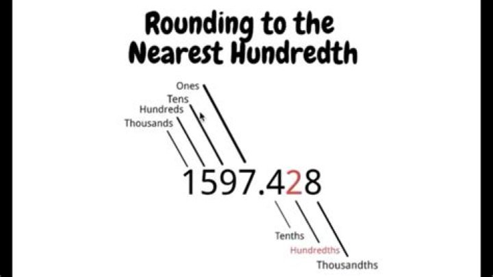 How do you round to nearest hundredth?