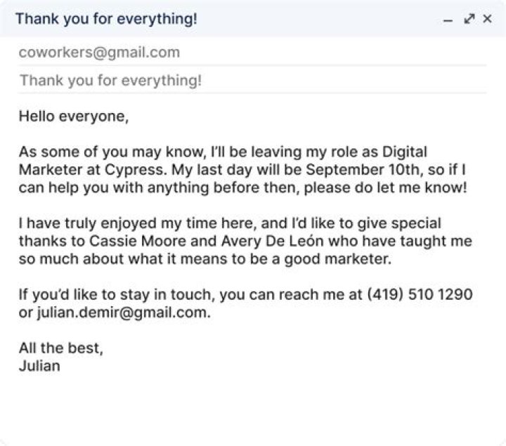 How do you say you are interested in a job email?