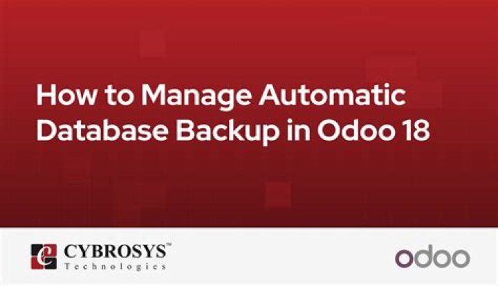 How do you schedule a database backup?
