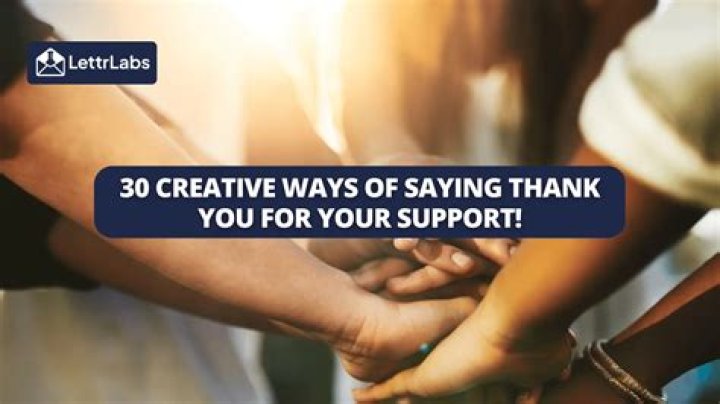 How do you thank last?