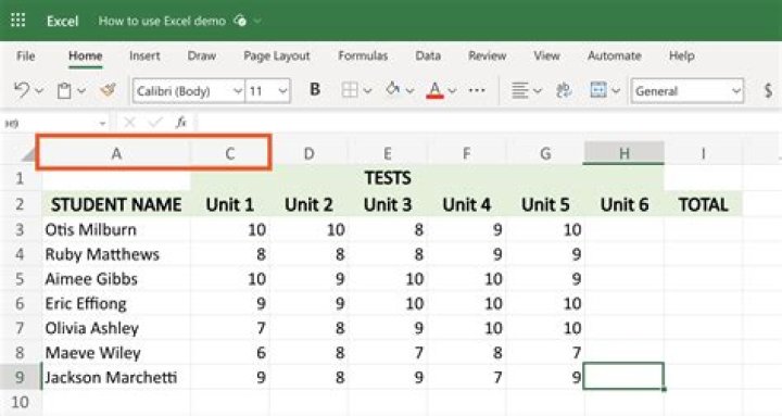How do you use Excel in order?