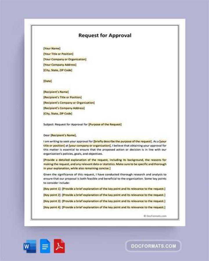 How do you write an approval proposal?