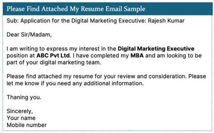 How do you write please find the attachment?