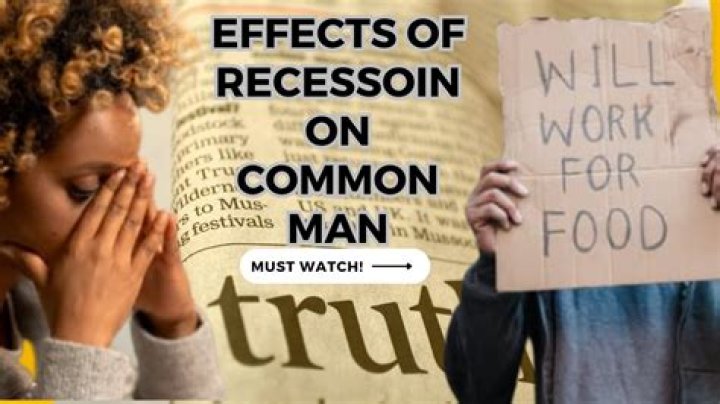 How does a recession affect the average person?