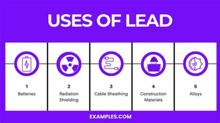 How is lead used commercially?