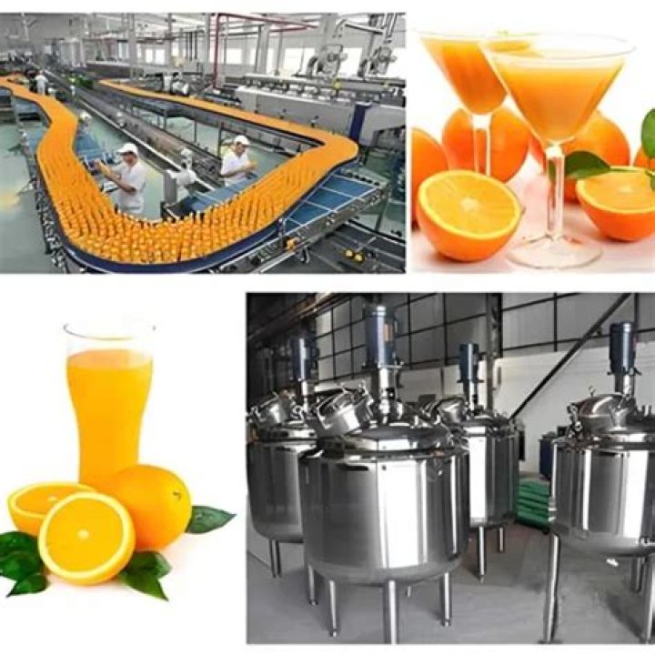 How is orange juice processed?