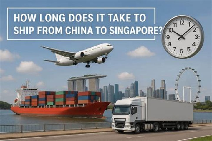 How long does a cargo ship take to travel from China to Singapore?