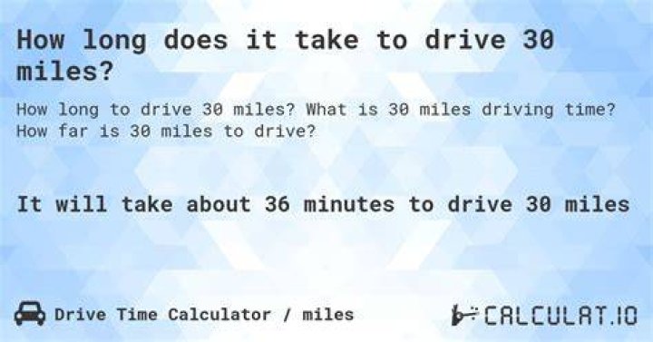 How long does it take to drive 310 miles at 55 mph?