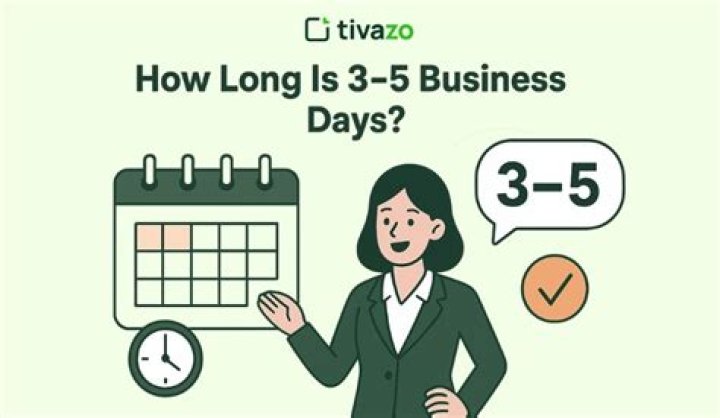 How long is a 5 business day?