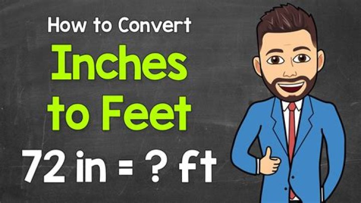 How many feet is 42 inches?