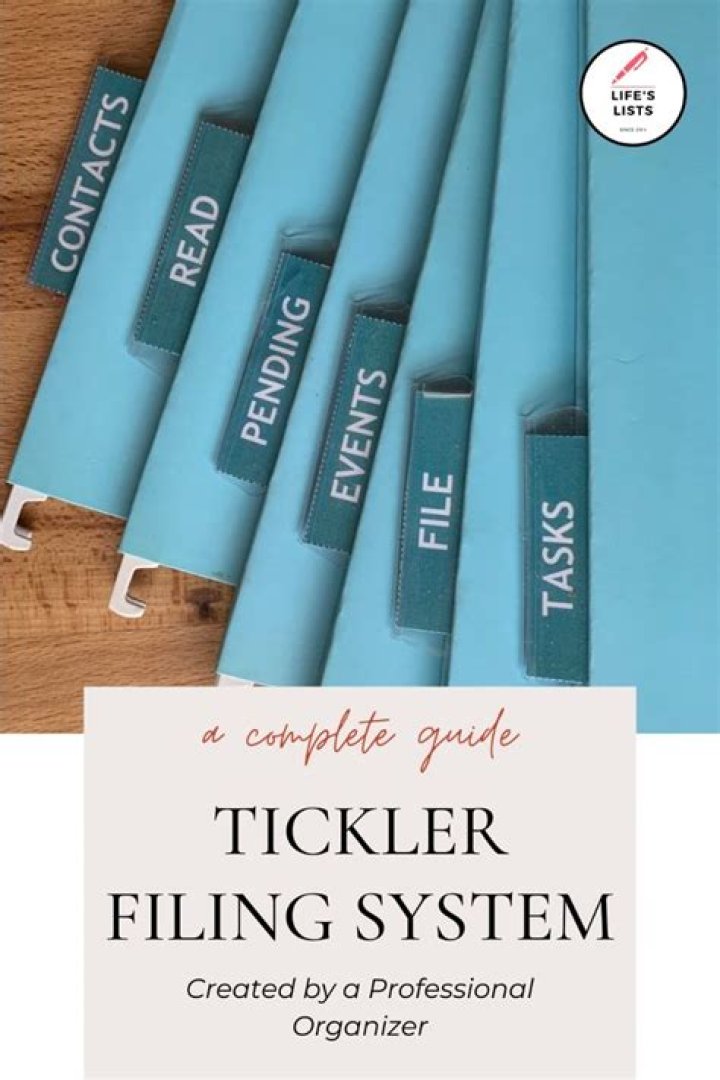 How many folders are in a tickler file?