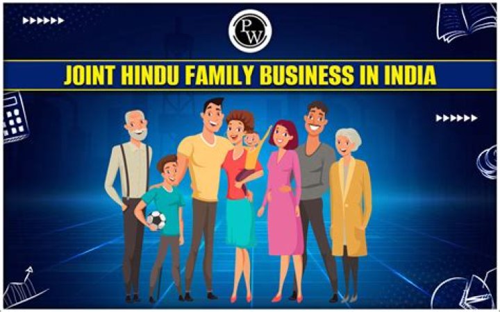 How many members must be there in a joint Hindu family business?