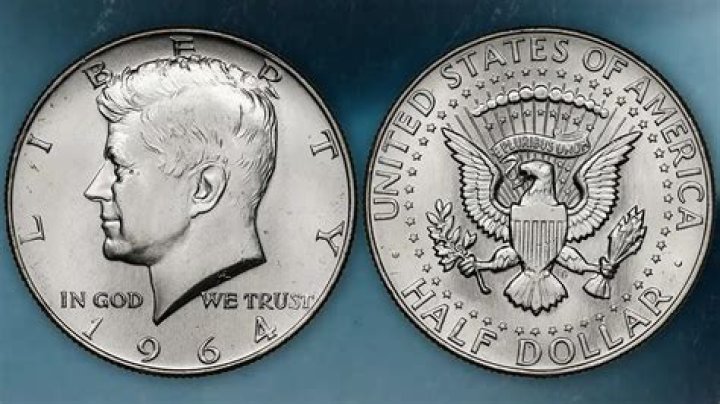 How many ounces is a 1964 silver half dollar?