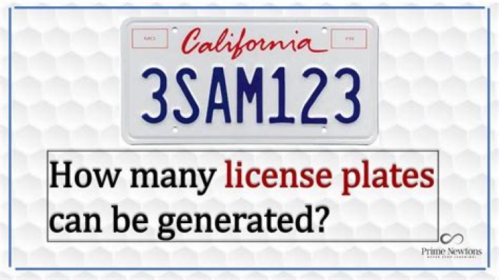 How many possible license plate combinations would there be using 3 letters and 3 digits?