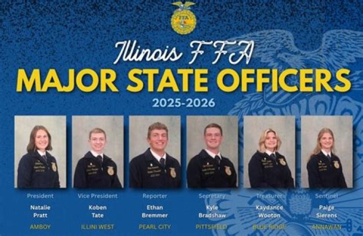 How many sections are in the Illinois FFA?