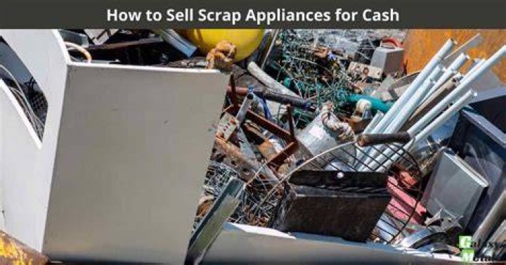 How much are old appliances worth for scrap?