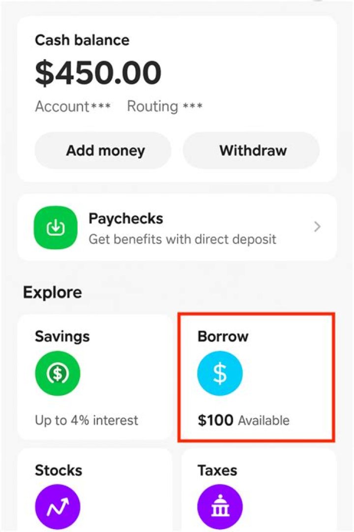 How much can you borrow from cash advance?