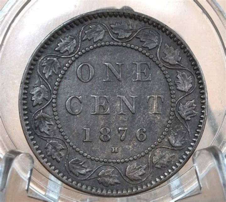 How much is a 1876 British penny worth?