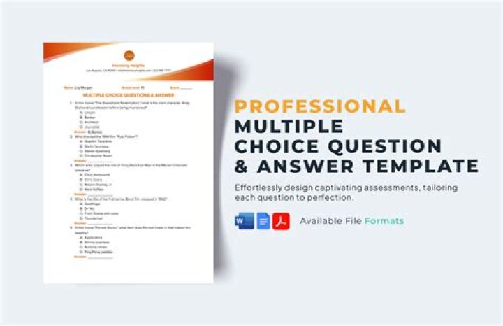 How to answer multiple choice questions in accounting?
