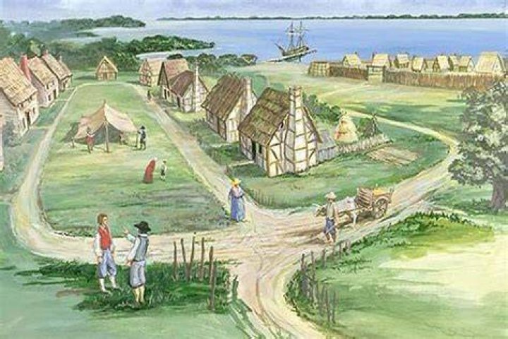 How were early English settlements financed?